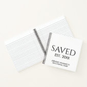 Custom Name Christian Saved Est Devotional  Notitieboek (Binnen)