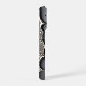 ✨ Custom Name Chrome Flow Liquid Silver Metal Drip (Côté droit)