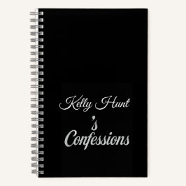 Custom Name Confessions Notebook Gift Notitieboek
