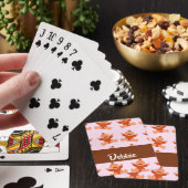 Custom name crying babies on pink pokerkaarten (Insitu)