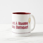 Custom Name Cute Lion Boys Birthday Gift Mug (Devant droit)