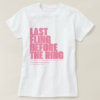 Custom Name Date & Location Bride Tribe Tee T-shirt