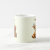 Custom Name Deer with Autumn Harvest Mug (Centre)
