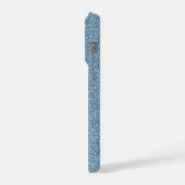 Custom Name Denim Jeans Phone Case iPhone Hoesje (Linkerkant)