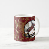 Custom Name Drummer Christmas Drum Kit Music Mug (Devant droit)