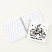 Custom Name Easter Bicycle Design Notitieboek (Binnen)