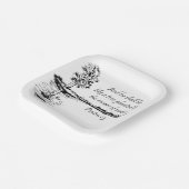 Custom Name Encouraging Scripture Psalm 1:3  Papieren Bordje (Gebogen)