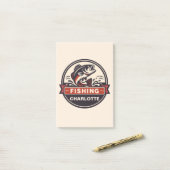 Custom Name Fishing Post-it® Notes (Op bureau)