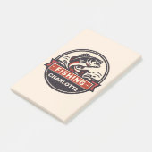 Custom Name Fishing Post-it® Notes (Schuin)