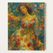 Custom Name Floral Planner (Achterkant)