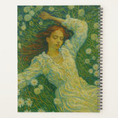 Custom Name Floral Planner (Achterkant)