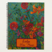 Custom Name  Floral Planner (Devant)