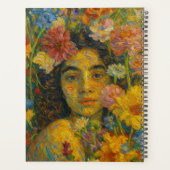 Custom Name Floral Planner (Achterkant)