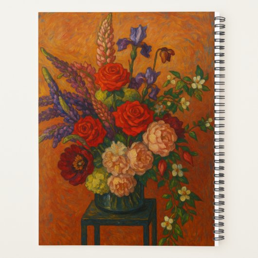 Custom Name  Floral Planner (Dos)