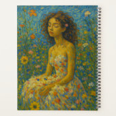 Custom Name Floral Planner (Achterkant)