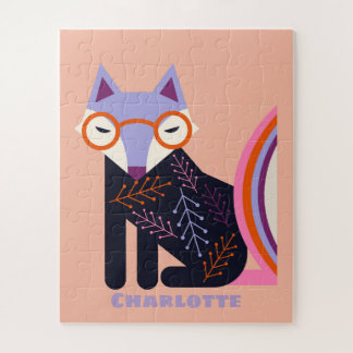 Custom Name Fox Puzzle for Kids  Legpuzzel