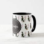 Custom Name French Bulldog Coffee Mug (Devant droit)