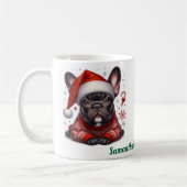 Custom name, French bulldog Koffiemok (Links)