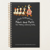Custom Name Fun Cool Teacher Goose Planner (Devant)