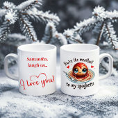 Custom Name Funny Food Mug Gift for Girlfriend Koffiemok