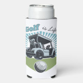 Custom Name Golf is het leven (Seltzer Achterkant)