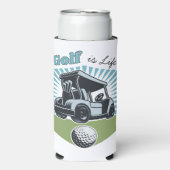 Custom Name Golf is het leven (Seltzer Voorkant)