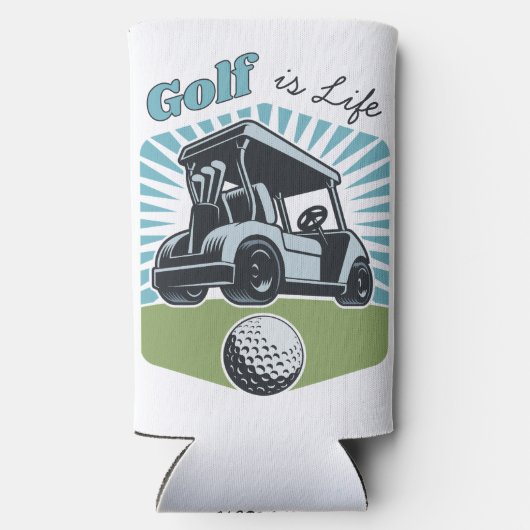 Custom Name Golf is het leven (Achterkant)