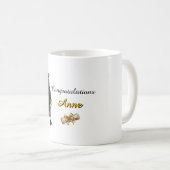 Custom Name Graduation wish mug (Devant droit)