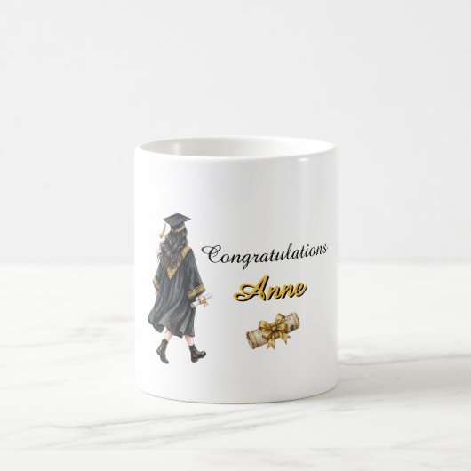 Custom Name Graduation wish mug (Centre)