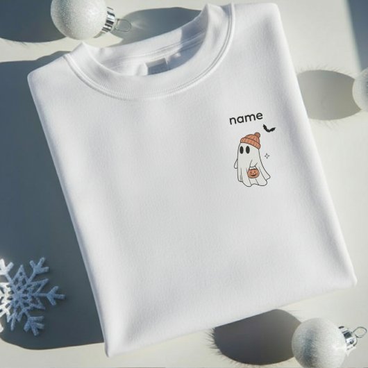 Custom Name Halloween Ghost |  Personalized Spooky Trui