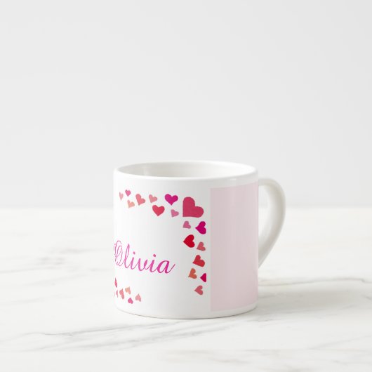 Custom Name Heart Mug (Devant droit)