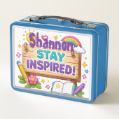 Custom Name Inspirational Quote Unisex (Achterkant)