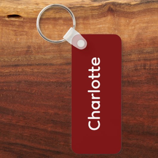 Custom Name Keychain Personalized Gift Accessory (Voorkant)