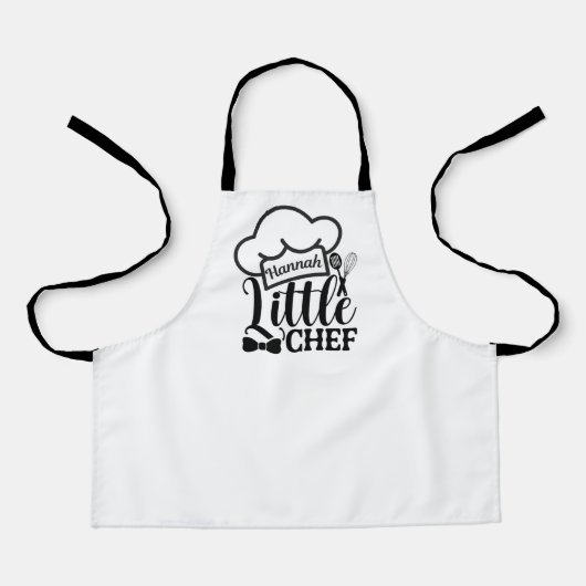 Custom name Kids apron Schort (Voorkant)