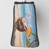 Custom Name & Location Coco Loco Golfheadcover (Draai 90)