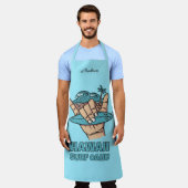 Custom Name & Location Surf Shaka Schort (Gedragen)