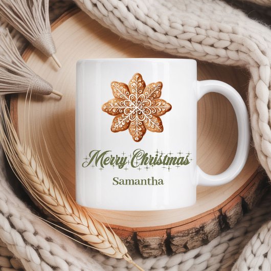 Custom Name Minimalist Christmas Mug Gift