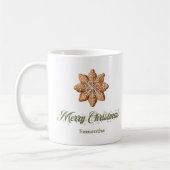 Custom Name Minimalist Christmas Mug Gift (Gauche)