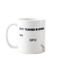 Custom Name Mok - Terug naar School Gift voor doce