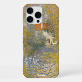 Custom Name Monet Landscape for Her iPhone 16 Pro Max Hoesje
