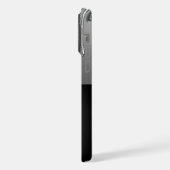 Custom name Monogram Silver Glitter Drips (Côté gauche)