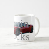 Custom Name Mug with car (Devant droit)