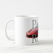 Custom Name Mug with car (Gauche)