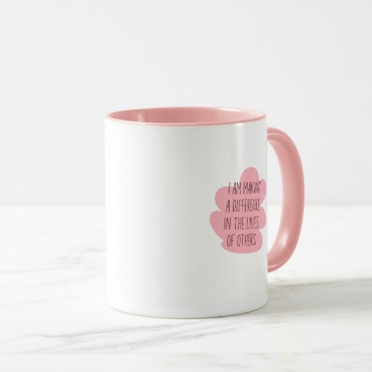 Custom Name Nurse Coffee Mug Gift (Devant droit)