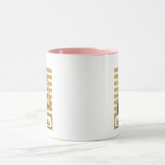 Custom Name Nurse life Coffee Mug Gift (Centre)