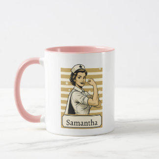 Custom Name Nurse life Coffee Mug Gift