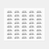 Custom name or company name fabric clothing labels (Vel)