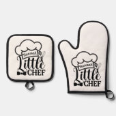 Custom name Oven Mitt & Pot Holder Set (Voorkant)
