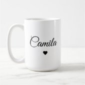 Custom Name Personalized Coffee Mug (Gauche)