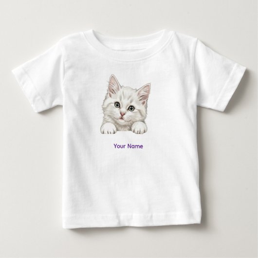Custom Name Personalized Kitten Art Gift (Voorkant)